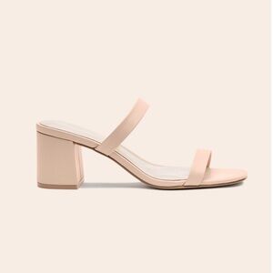 Birdy Grey Nude Block Heel Sandals